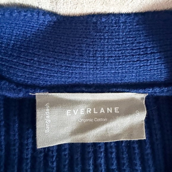 Everlane Deep Blue Ribbed Knit - Picture 2 of 3